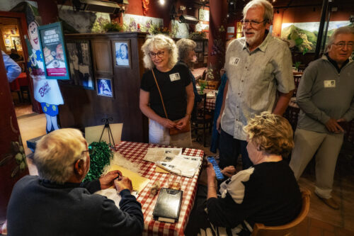 Richard Fried, Kathy Preuter, Pat Binford, Betty Byer and Lee Snyder