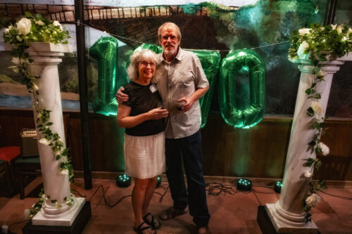 Kathy Preuter and Pat Binford